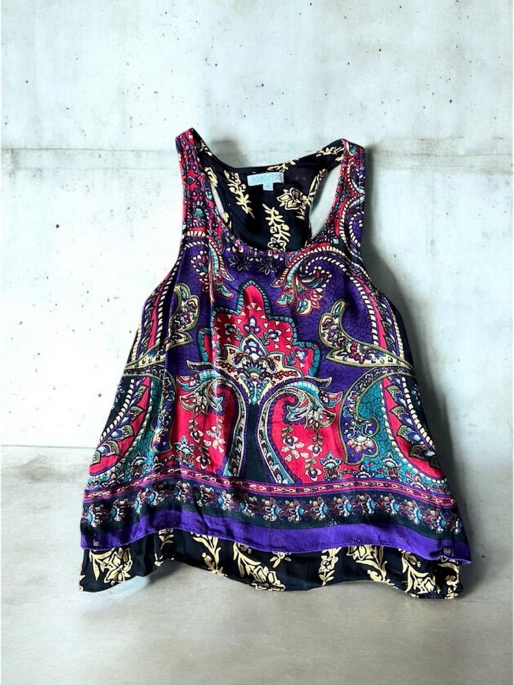 🌺BOHEMIAN🌺 Patrons of Peace ☮️ Floral Tank XS